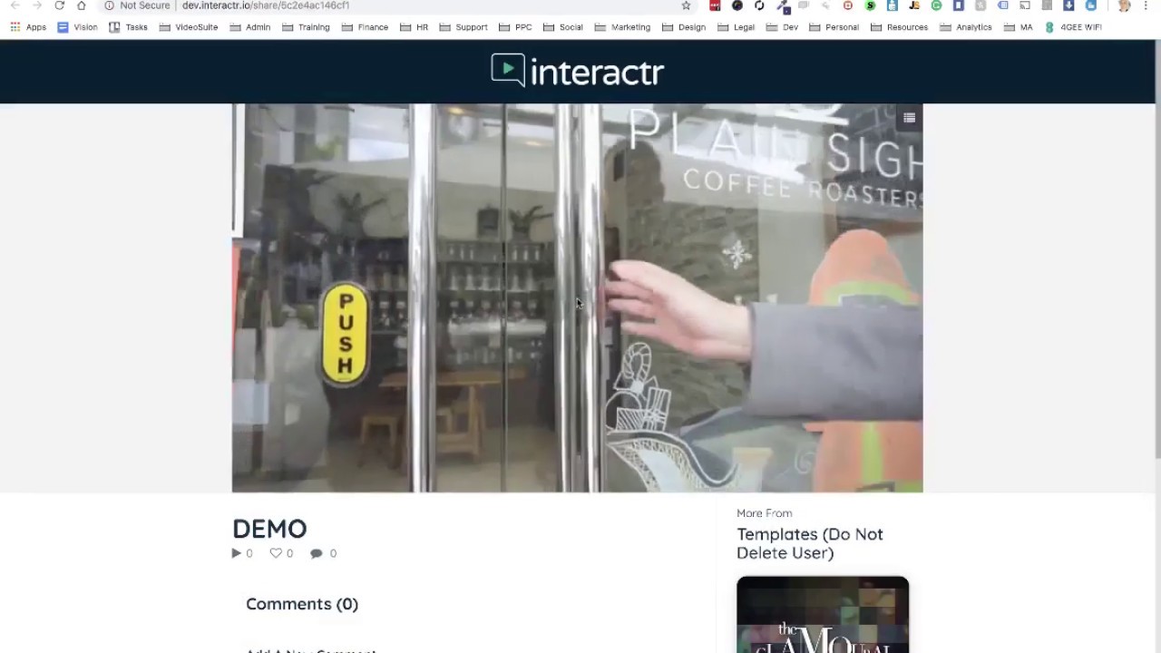 DFY professionally filmed and edited INTERACTIVE local videos - Interactr