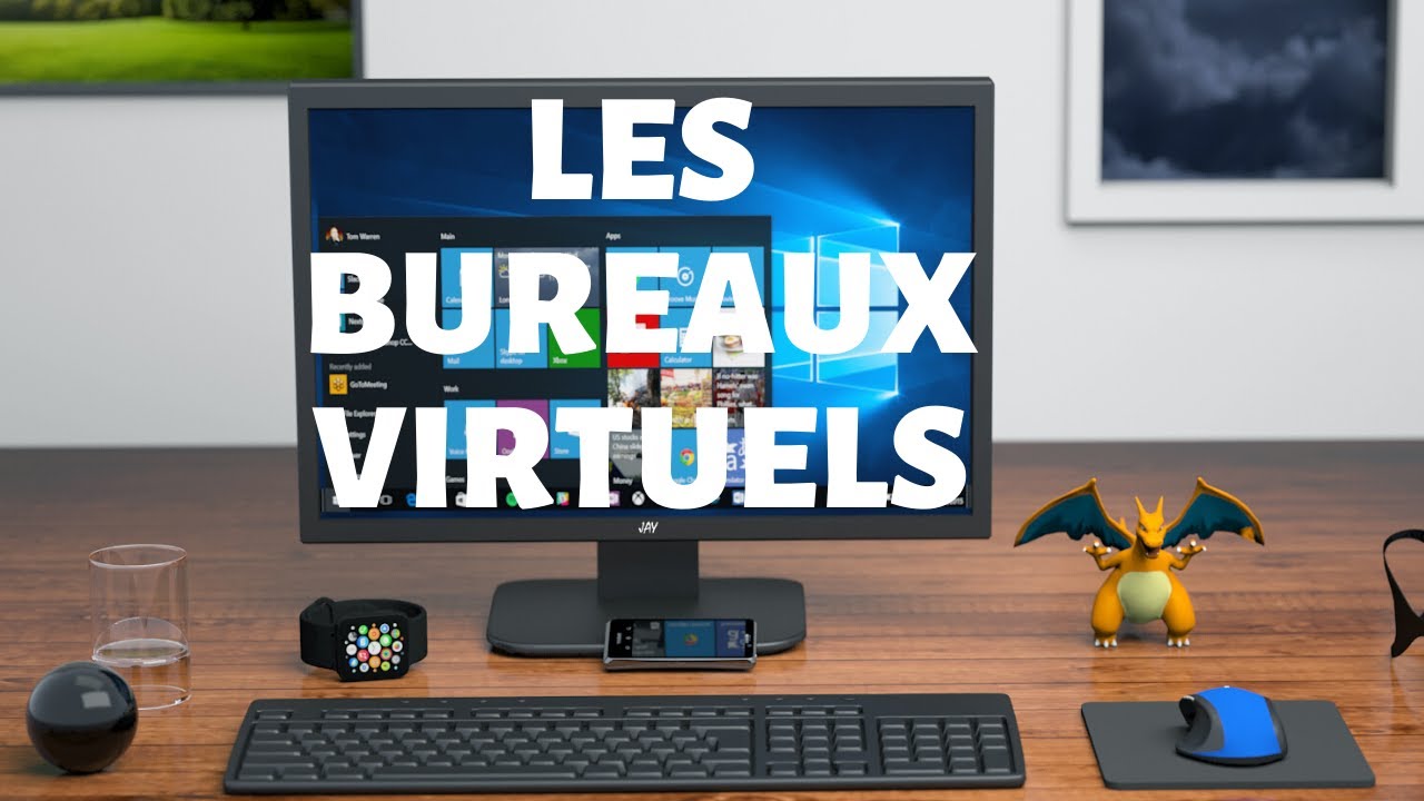 Windows 10 / 11 : créer et gérer des bureaux virtuels - YouTube