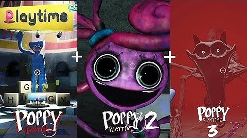 Poppy Playtime Chapter 1+2+3 Mobile Full Gameplay Walkthrough (Android,Ios) no death