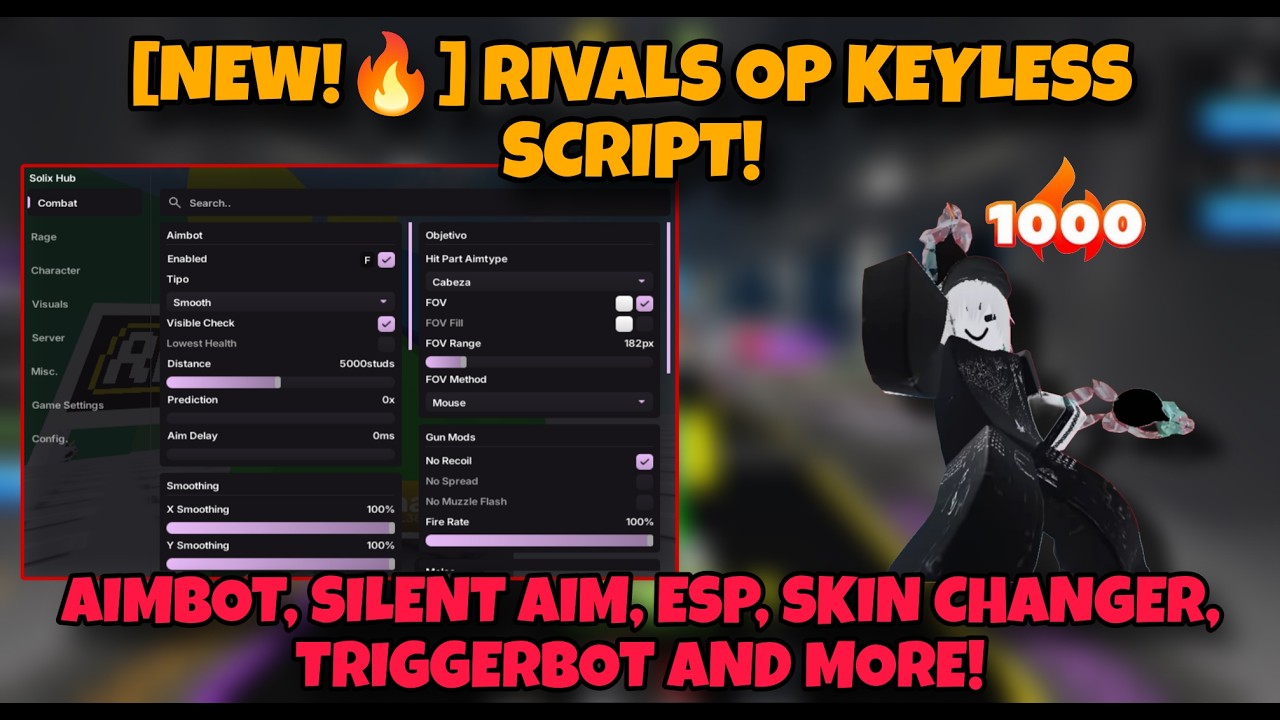 [NEW!🔥] RIVALS OP SCRIPT - KEYLESS! - AIMBOT, SILENT AIM, ESP ...