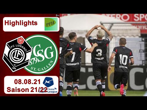 Lugano St. Gallen Goals And Highlights