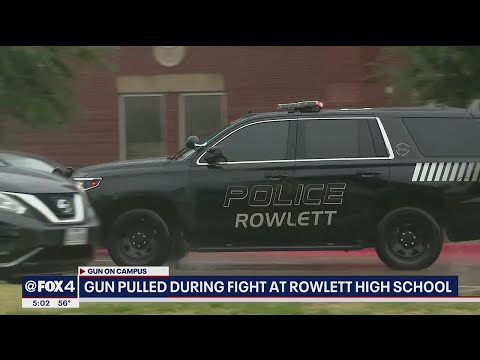 3 Rowlett High School students arrested after gun pulled during fight