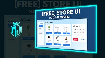 [FREE] 🛒 Modern Store UI | Sleek & Responsive Shop System | ESX & QBCore | MJ DEVELOPMENT