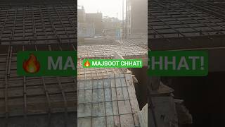 🔥 Majboot Chhat Ka Real Kaam! Har Grid Mein Perfect Precision 😮🏗️ #MintuPandit111 #Shorts