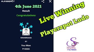 Playerzpot Ludo Live Winning Proof | Saga Flashback : 4 June 2021 Game : 1 screenshot 3