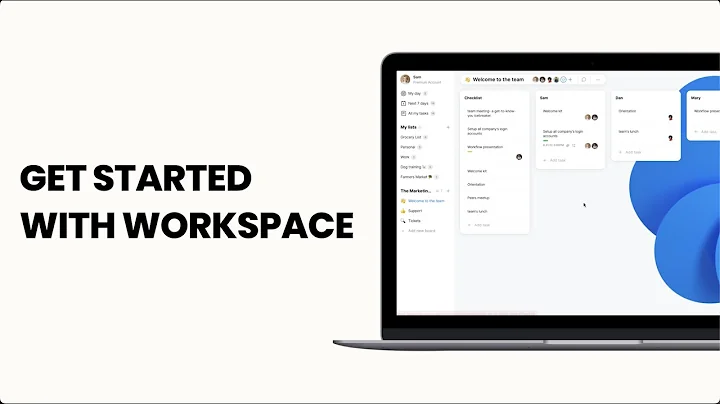 Get Started • Any.do Workspace • Web, Windows, Mac
