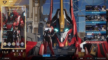 11.1 performance rating Alysnes gameplay -  Mecha BREAK Ranked Operation Verge Gold II rank