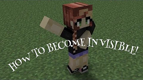 How to become invisible  (inspired by Amelia Sanch...