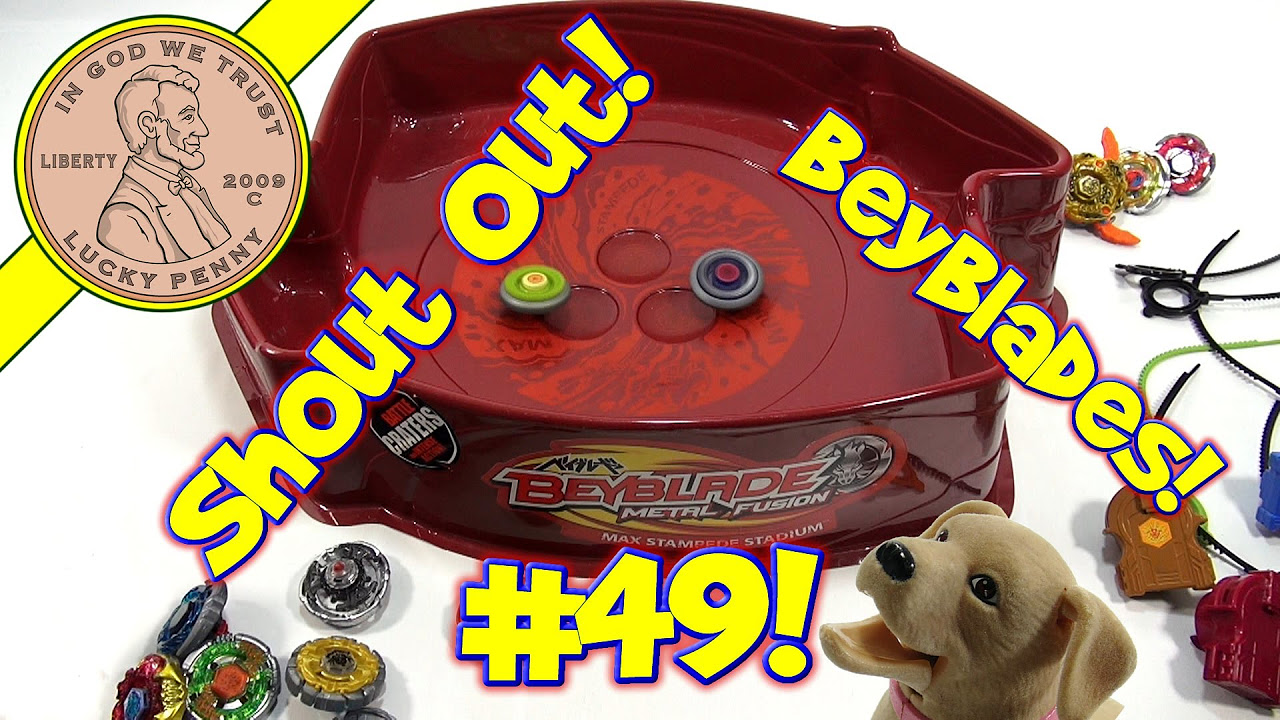 Shout-Out Time! (Video #49) Butch and LPS-Dave Battle BeyBlades in
