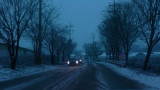 a Snow dawn drive near Seoul  |  4K UHD |  aesthetic  |  ambience by Seoul Trip Walk 6,871 views 1 year ago 27 minutes