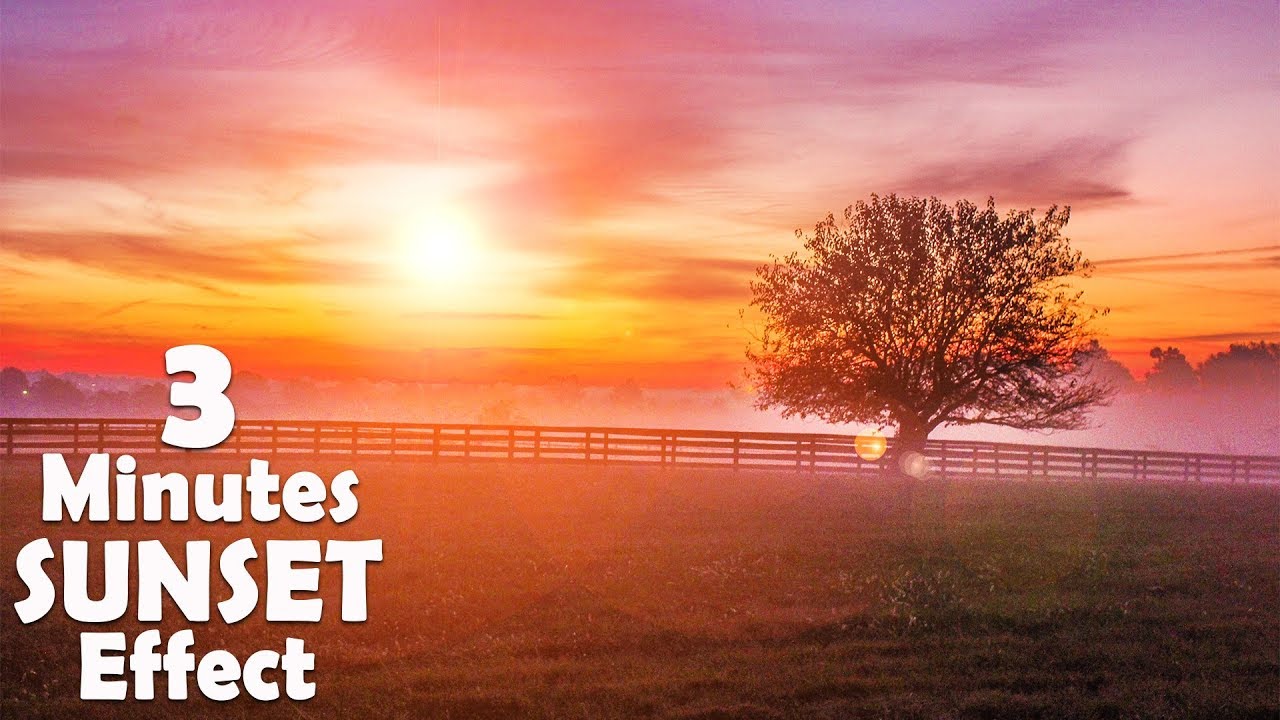 Sunset Effect (Quick & Easy) YouTube