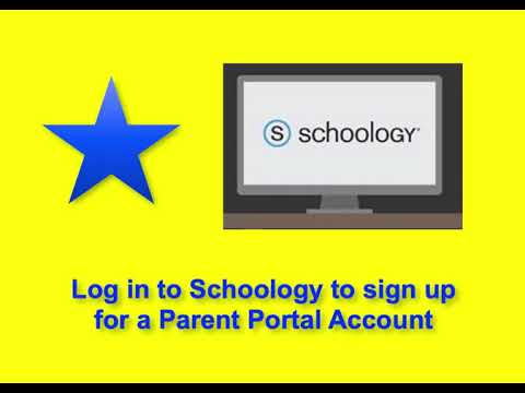 Signing up for a Schoology Parent Portal Account