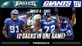 Big Blue's DLine Singlehandedly DOMINATES Philly! (Eagles vs. Giants 2007, Week 4)