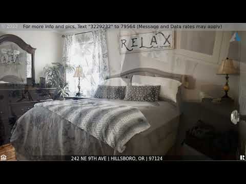 242 NE 9TH AVE, Hillsboro, OR home video tour