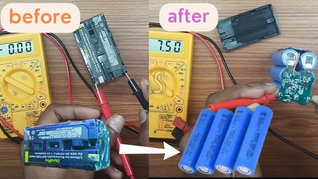 How to repair lithium ion battery pack | RS Ideas - YouTube