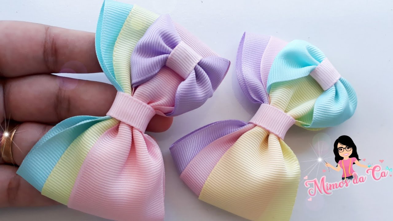 Laço Trielo / cores para o Carnaval / Dicas Imperdíveis para iniciantes.