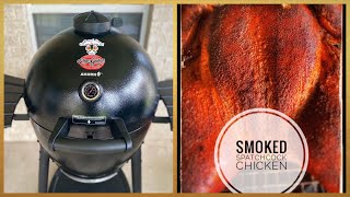 Smoked Chicken on a @Char-Griller | Spatchcock Chicken on an Akorn