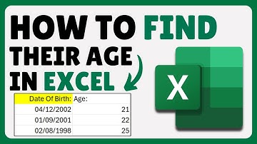 How To Calculate Age In Excel From Date Of Birth (2025)