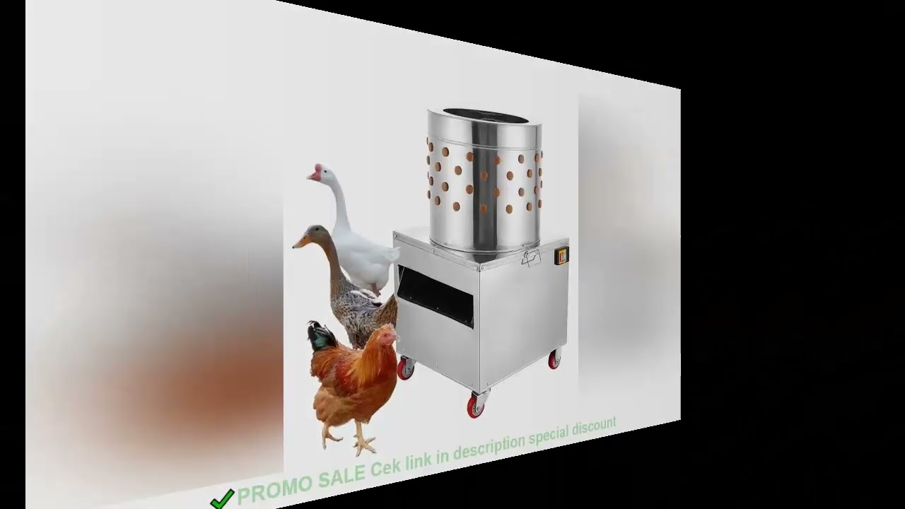 Small-Scale Poultry Plucker Portable Turkey Plucking Machine Duck Poultry Feather Processing Equipme