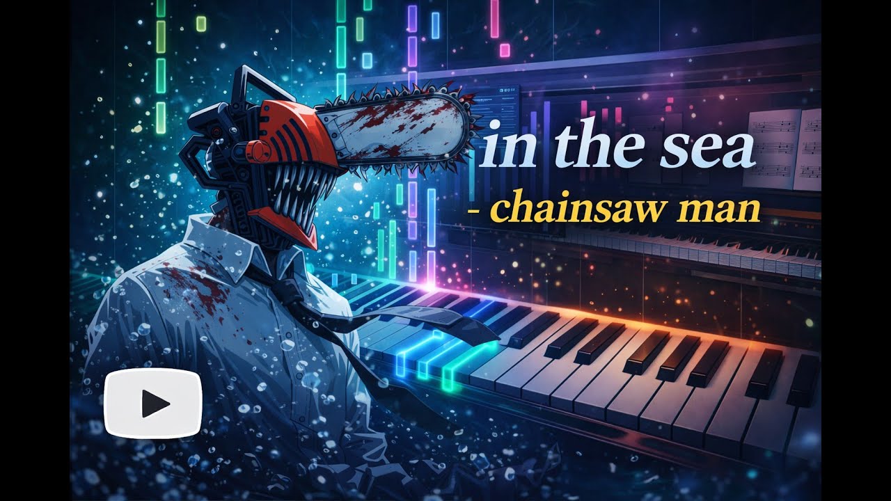 In the sea (Chainsaw Man) - Kensuke Ushio [PIANO TUTORIAL]