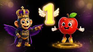 Join Milo the Monkey on a fun counting adventure! 🍎