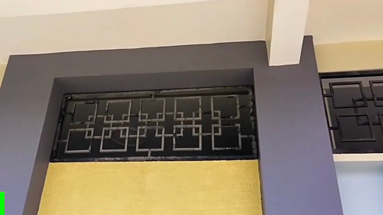 Ventilation grill•and beautiful gate grill shed iron material.ms pipe design YouTube