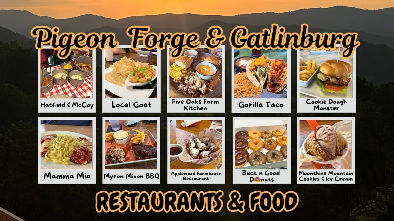 10 Pigeon Forge & Gatlinburg Tennessee Area Restaurants - Menus, Food & Reviews