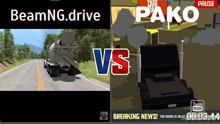 PAKO Car Chase Simulator VS BeamNG DRIVE (Car Crushes Test in Complication) screenshot 3