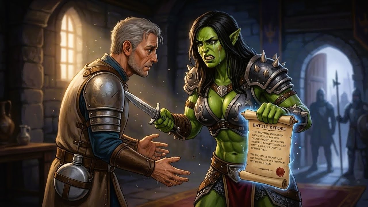 Ludzki weteran ocalił olbrzymią orkową wojowniczkę — nazajutrz król rozkazał, by ją poślubił