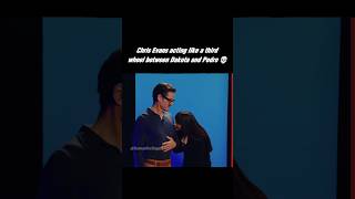 CHRIS EVANS is a THIRD WHEEL !! 💀🤣 #dakotajohnson #chrisevans #pedropascal #edit #shorts