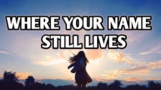 WHERE YOUR NAME STILL LIVES ! BY: MELODY SPOT #trending #satisfying #songlyrics 