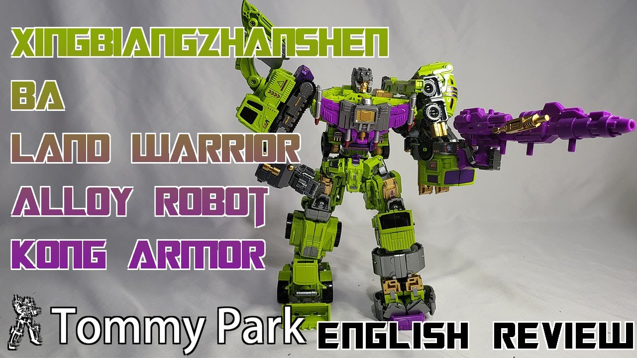 Video Review - Xingbiangzhanshen - BA - Land Warrior Alloy Robot Kong Armor (Devastator)