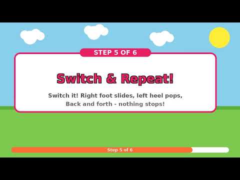 🌙 Moonwalk Dance Tutorial for Kids! Learn in 6 Easy Steps | Fun Kids Dance Song