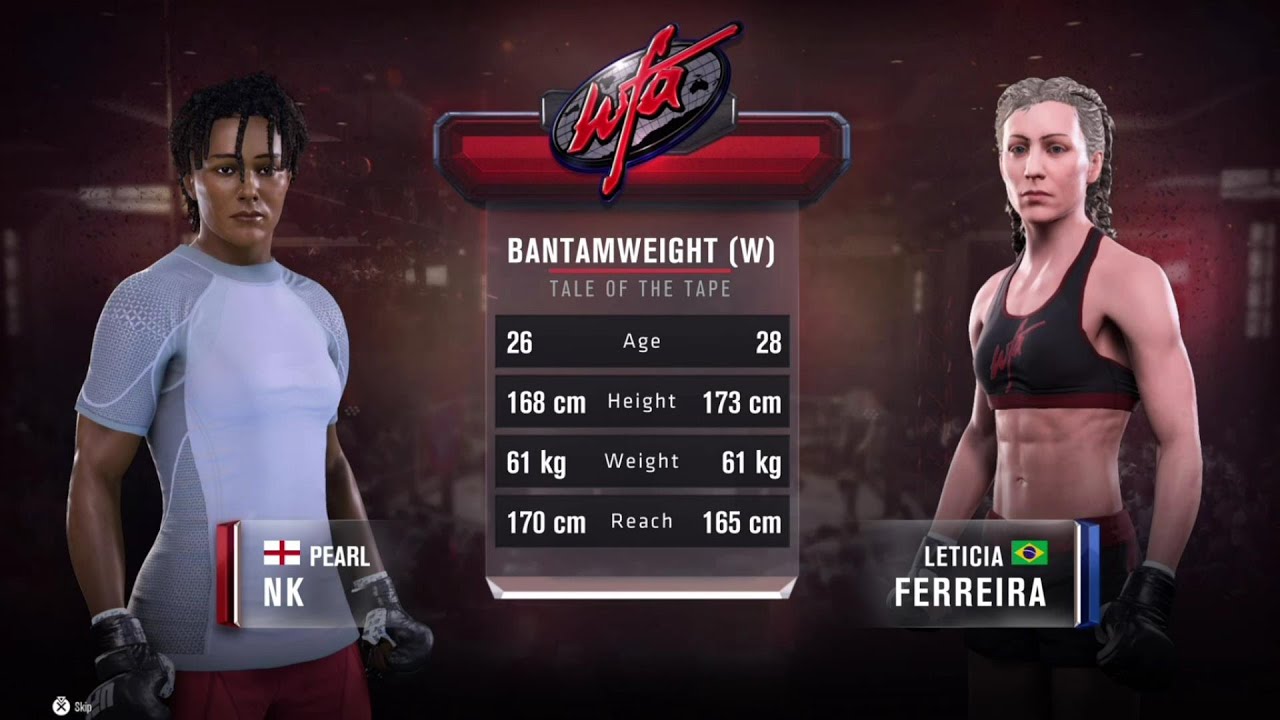 UFC 5 Women | Career Mode Walkthrough Gameplay −World Fighting Alliance Episode 1 | Leticia Ferreira