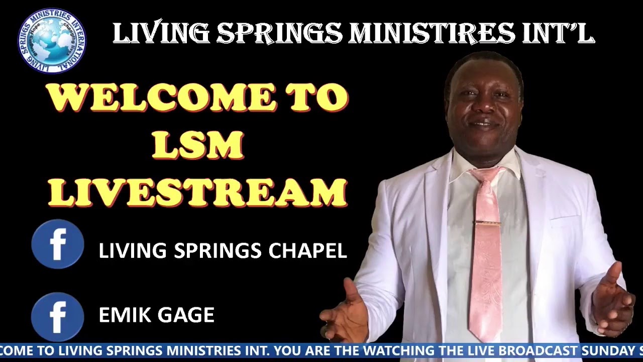 LIVING SPRINGS MINISTRIES INT Live Stream - YouTube