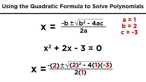 Solving Quadratics by Using the Quadratic Formula
