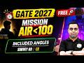 Included Angles | Survey 03 | Civil Engineering | GATE 2027 | Mission AIR Under 100