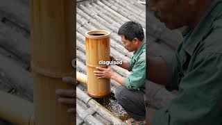 Traditional Bamboo House Hides Modern Plumbing System Built With Ancient Techniques