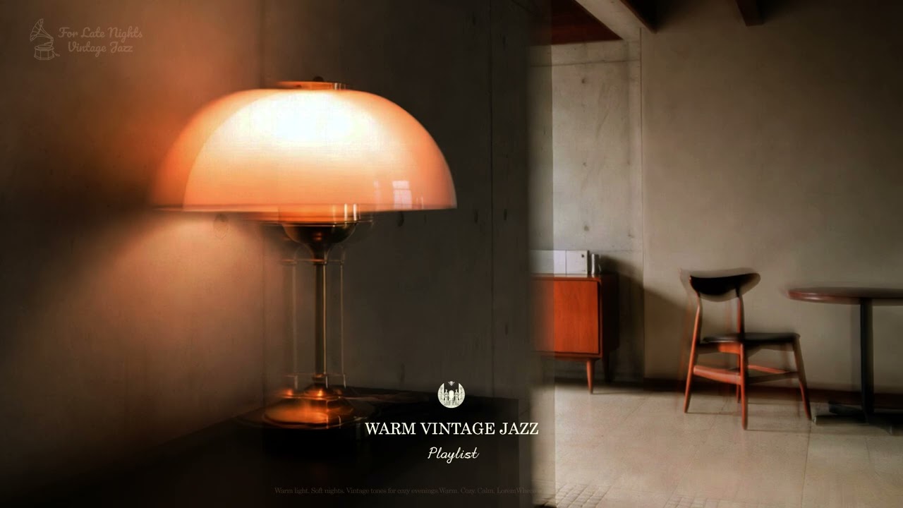 고요하고 평화로운 공간에 번지는 빈티지 재즈 | Warm Vintage Jazz Playlist