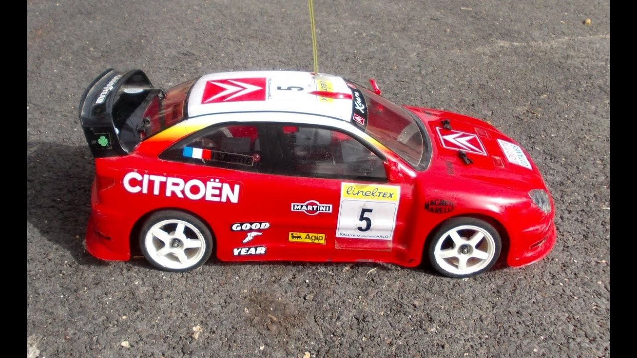 Nikko Evolution 1/10 2wd (Citroen Xsara WRC) Radio control - YouTube