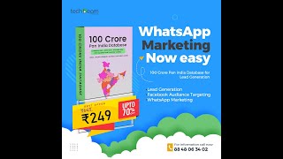 Pan India Database 100 crore |  WhatsApp Marketing | Lead Generation | screenshot 2