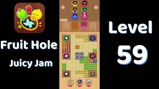 🎯 Fruit Hole Level 59 Walkthrough | Fun Fruit Puzzle Game 🍓 | SolutionGuruji