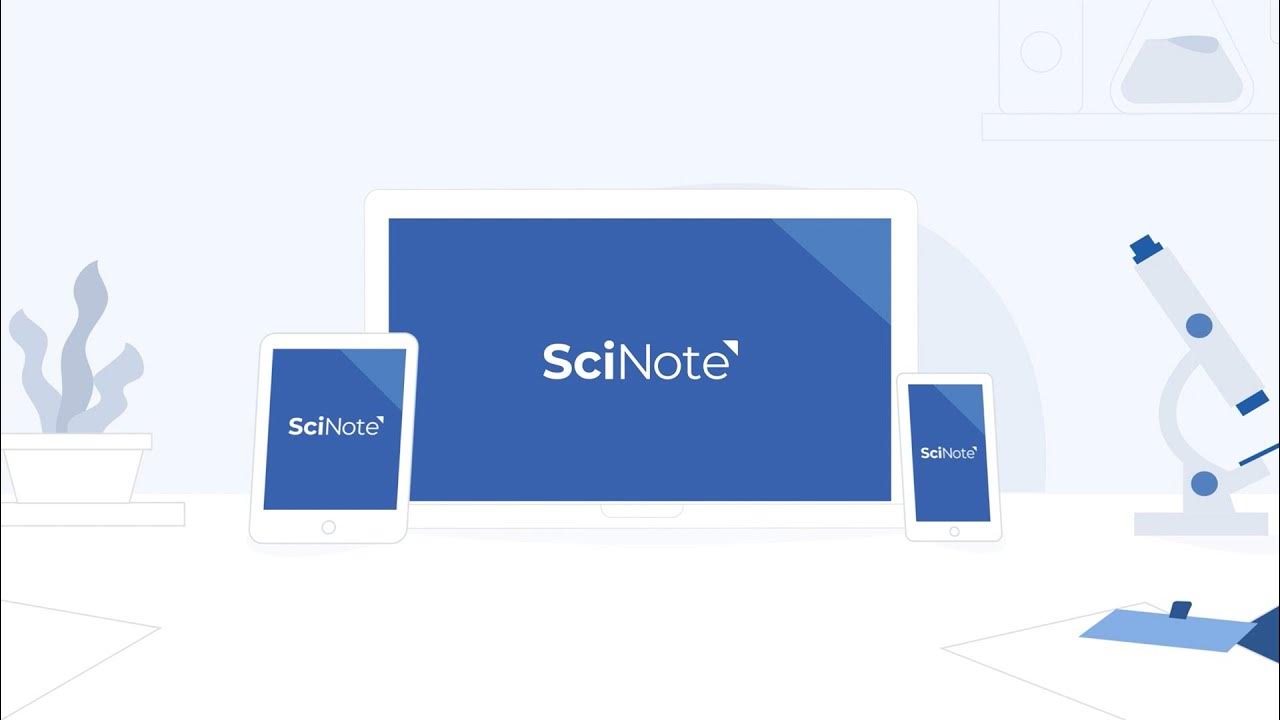 SciNote Electronic Lab Notebook YouTube