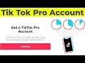 How to Make Tiktok Pro Account & If You Not Like Switch Back to Personal Account