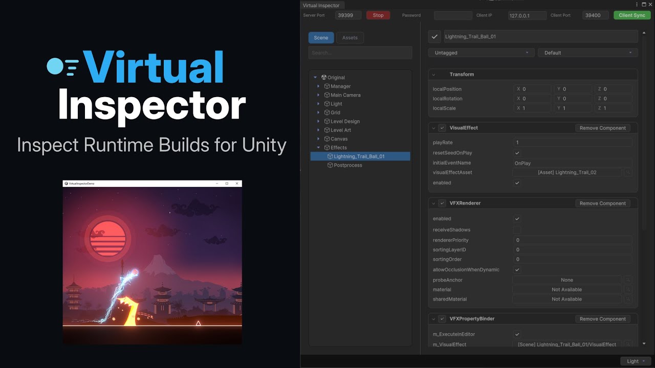 Virtual Inspector — Real-Time Remote Inspector for Unity - YouTube