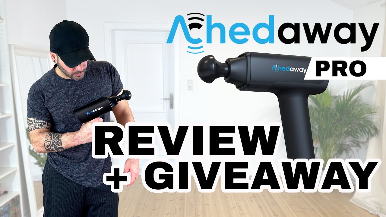 ACHEDAWAY PRO Percussive Massage Gun Review + Giveaway