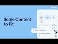 How to scale content to fit inside a Gamma card