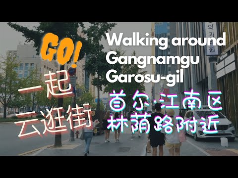 韩国 旅游 韩国 打卡 首尔 江南区 新沙洞 林荫路 逛街 | walking around gangnam gu garosugil 2021 韩国旅游打卡必逛 第一人称 一起云逛街 身临其