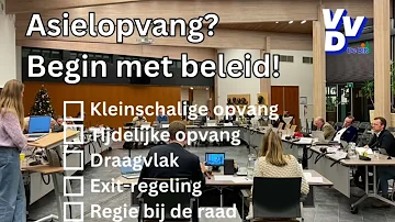 Startnotitie opvang asielzoekers De Bilt 2025