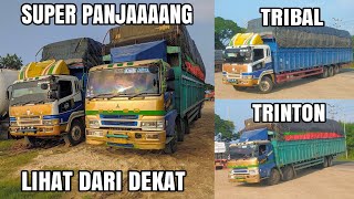 Melihat Dari Dekat Truk Tribal Dan Trinton Fuso Super Great Super Panjaaaaang